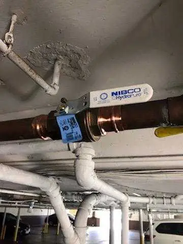 Copper pipe repair and valve work for Backflow Testing in Schick